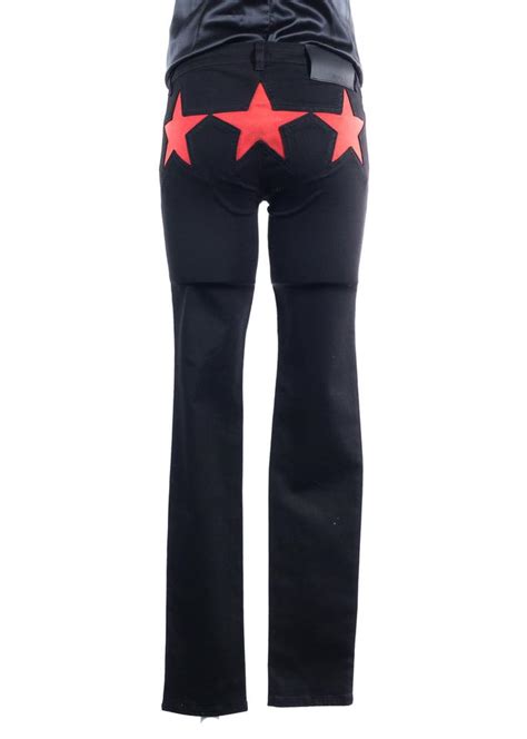 givenchy black jeans aw2008 womens